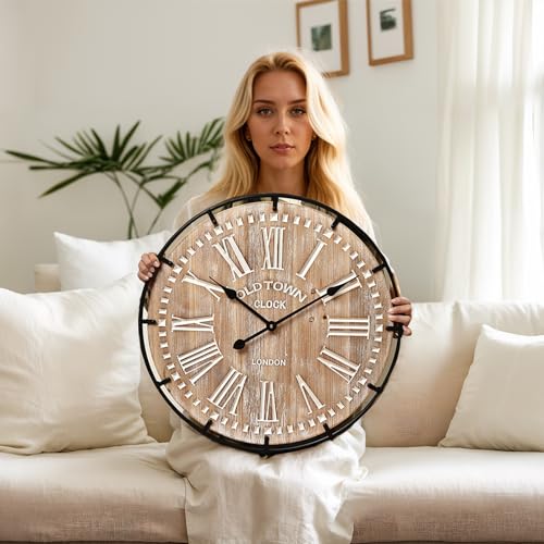 24 Inch Grand Farmhouse Wall Clock