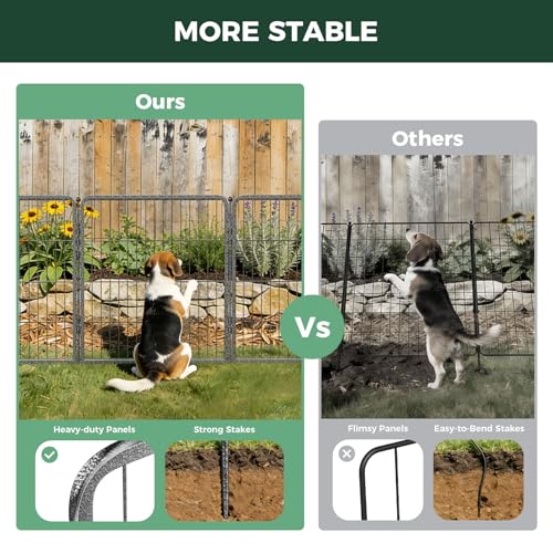 No Dig Garden Fence