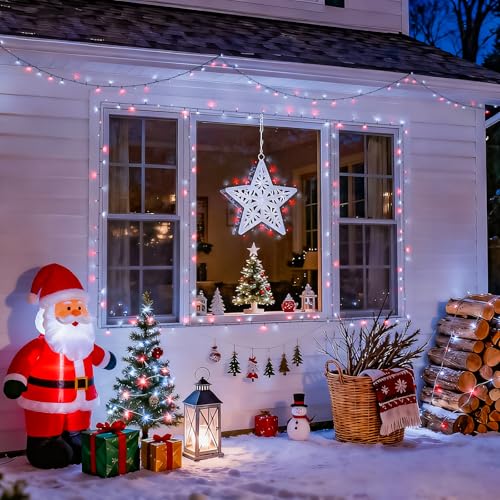 2 Pack Solar Christmas Lights (66 Foot)