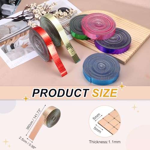 5x5mm Self Adhesive Mirrors Mosaic Tiles (3600 Count)