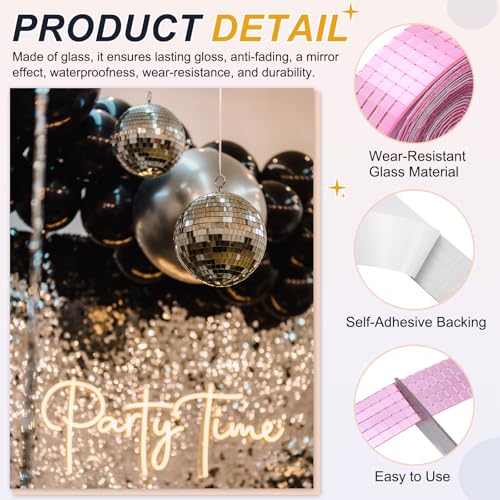 5x5mm Self Adhesive Mirrors Mosaic Tiles (2500 unidad)