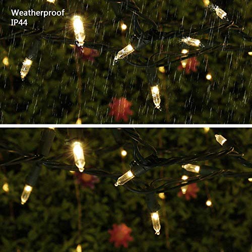 Warm White Christmas Lights Connectable (33 Foot)