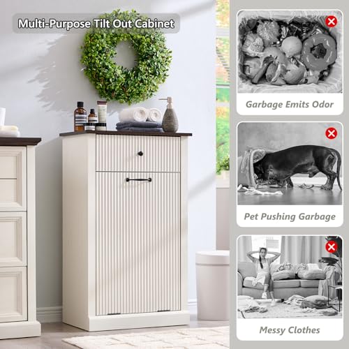 Tilt Out Trash Can Cabinet