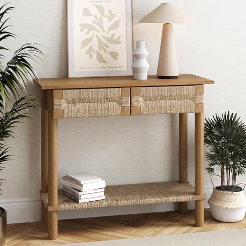 Beacon Wooden Sofa Console Table with Drawers
