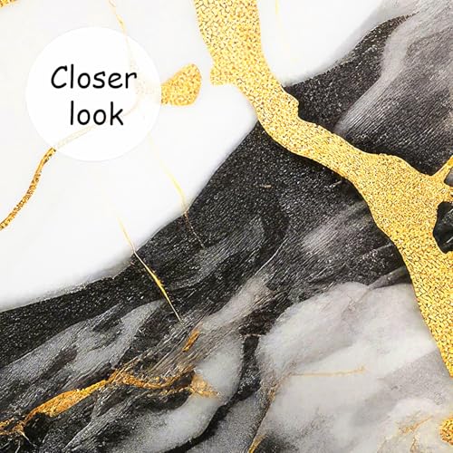 Black and Gold Marble Wallpaper wall murals for Bedroom 114"x74"