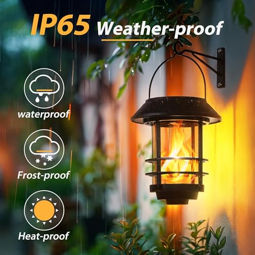 Hanging Solar Lanterns Outdoor Waterproof (4 Count)