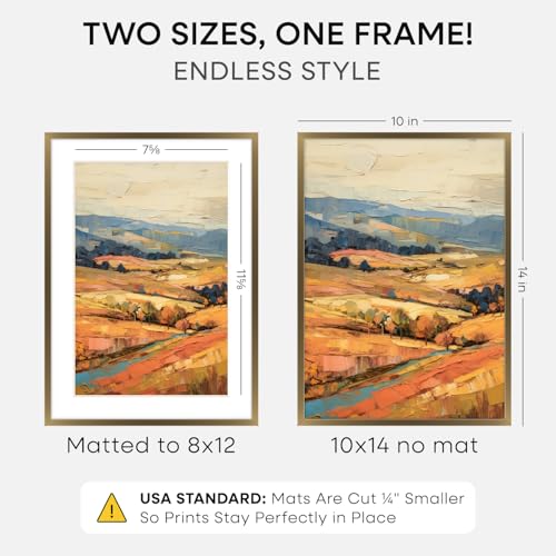 10x14 Bronze Picture Frame (2 Count)
