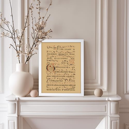 Vintage Hymnal Poster