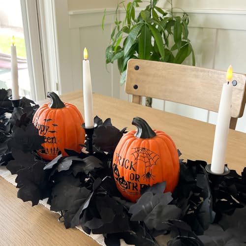 10 Pack Black Fall Leaf Garland (59 Foot)