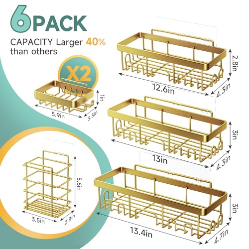 Adhesive Shower Caddy 6 (6 Count)
