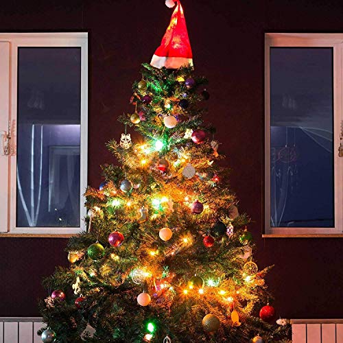 Clear Christmas Lights 2 Pack 20 Feet 100 Counts Multicolor (53 Foot)
