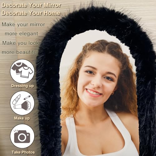 Fluffy Mirror Cover