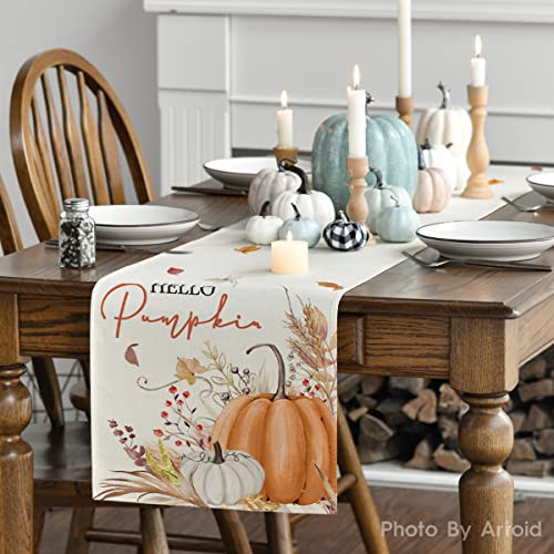 210 GSM Fall Table Runner Home Party Decor 13x108 Inch