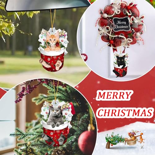 8 Pcs Christmas Ornaments Set