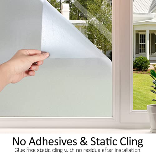 Frosted Glass Window Privacy Film (18.89 Sq Ft)