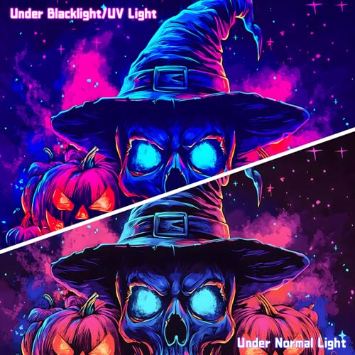 UV Reactive Halloween Tapestry