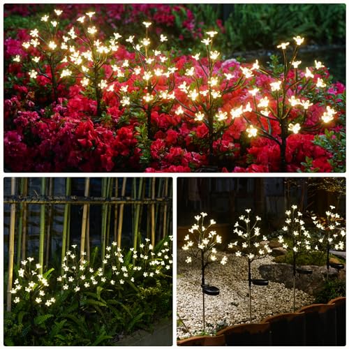 2 Pack Solar Lights Outdoor Waterproof (2 Count)