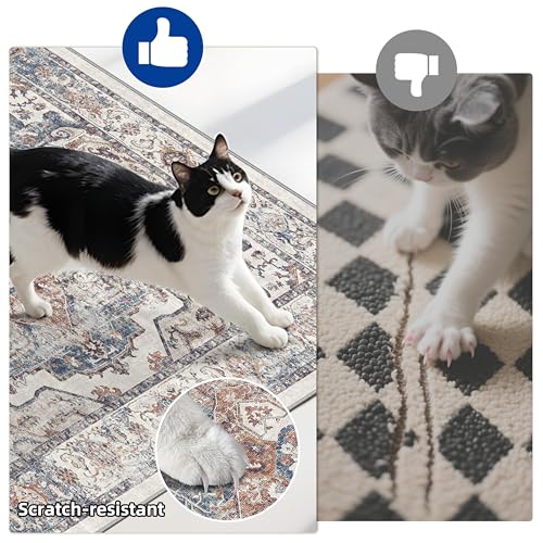 Washable Kitchen Rug Set of 3 (24 Sq Ft)