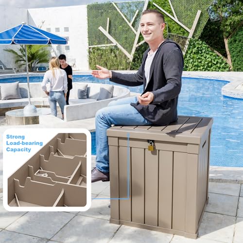 50 Gallon Resin Deck Box
