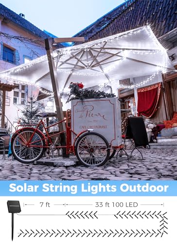 Solar String Lights Outdoor (40 Foot)