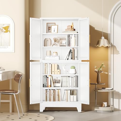75.2" Tall Metal Pantry Cabinet