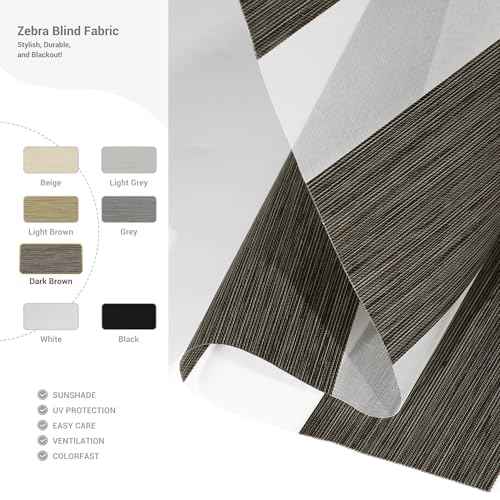 Cordless Zebra Blinds for Windows