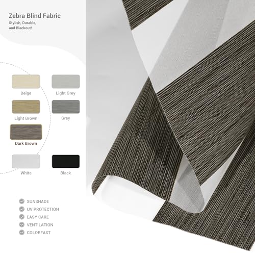 Cordless Zebra Blinds for Windows