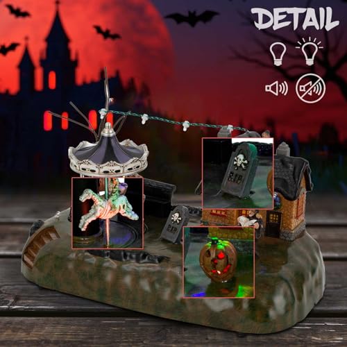 Animated Seesaw Halloween Village House