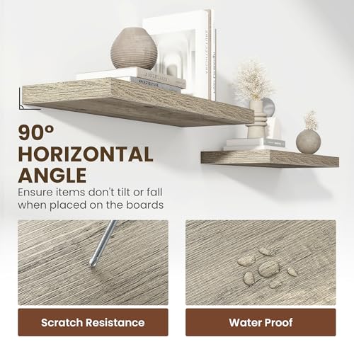 36 Inch Floating Shelves (2 Count)