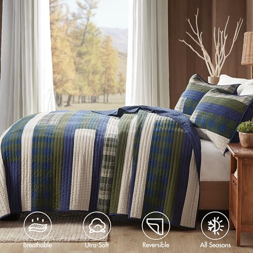 WOOLRICH Spruce Hill Reversible Quilt Set