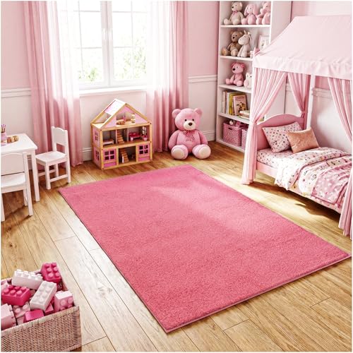 Soft & Colorful 4' Round Kids Classroom Area Rug