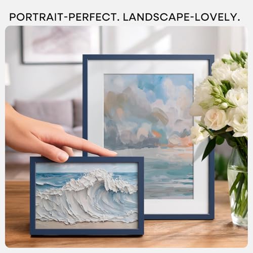 6x8 Blue Picture Frame