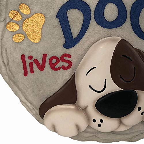 Garden Décor Spoiled Rotten Dog Stepping Stone