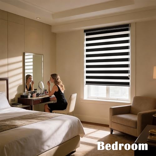 Blackout Zebra Blinds for Windows