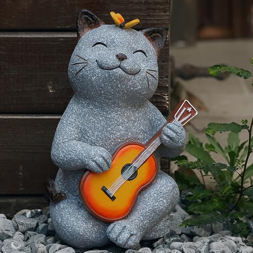 Cat Garden Statue Outdoor Decor