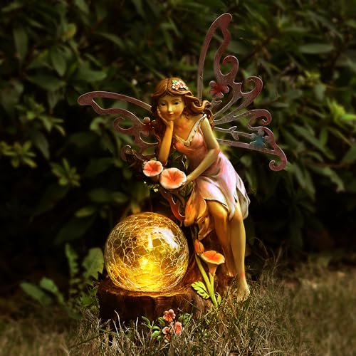 Garden Fairy Statue Outdoor Decor