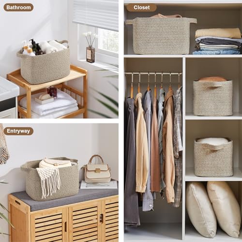 Storage Basket for Organizing 3 Pack (3 Count)