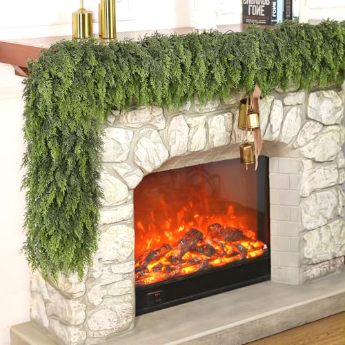 Lifelike Touch Artificial Cedar Garland for Christmas Decor