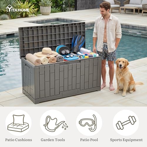 60 Gallon Outdoor Storage Box w