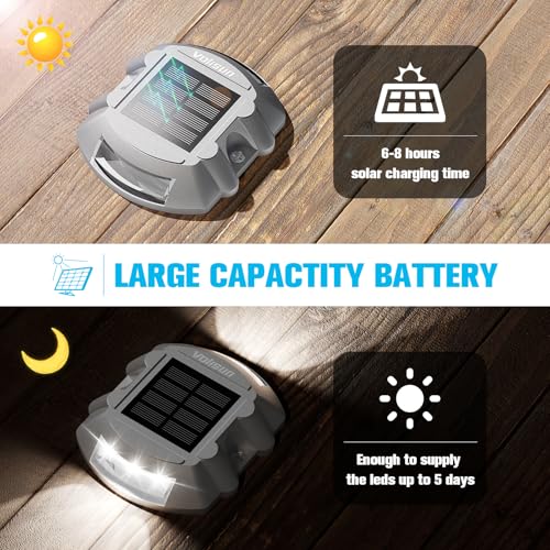 Solar Deck Driveway Dock Lights (16 Count)
