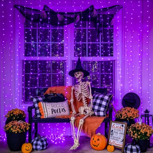 200 LED USB Purple Halloween Lights (6.5 Foot)