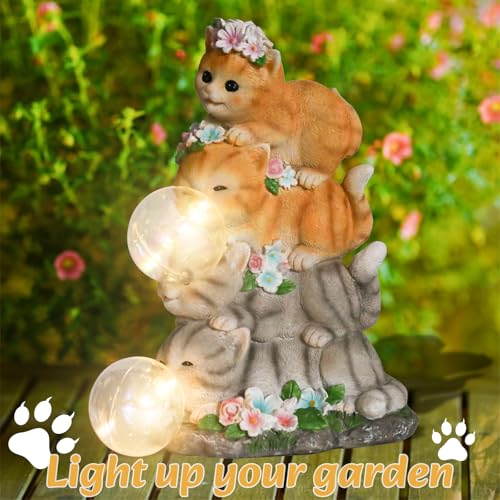 Cat Garden Statue (4 Count)