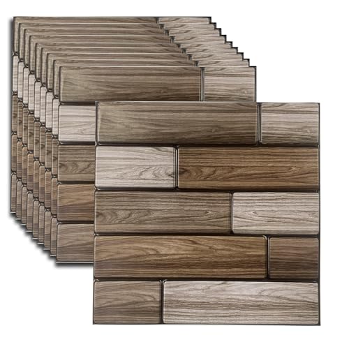 10PCS 3D Wall Panels Peel and Stick