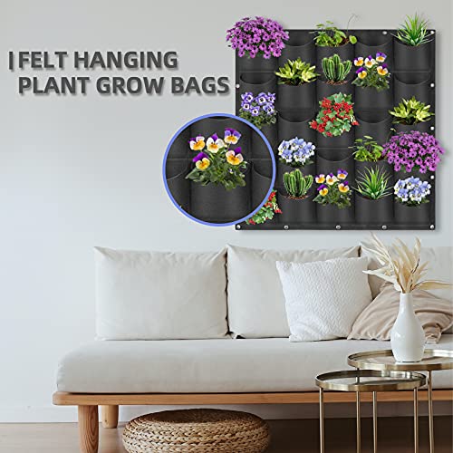 25 Pockets Hanging Planter Bags