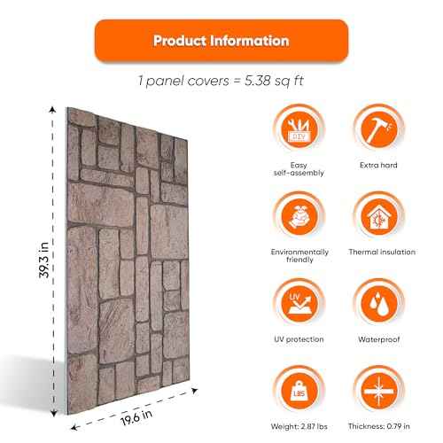 3D Brick Effect Wall Panels