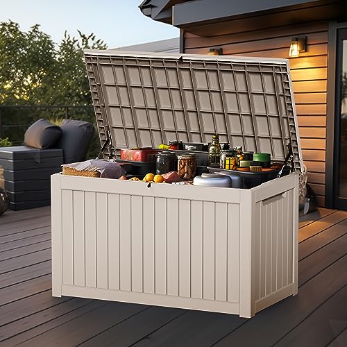 280 Gallon Deck Boxes Outdoor Waterproof