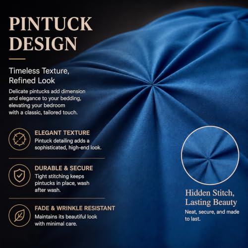 King Comforter Set Classic Blue
