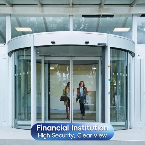 Security Safety Shatterproof Window Film 8 Mil Clear 29.5x78.7in