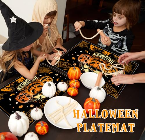 Halloween Spooky Placemats Set of 4 (4 Count)