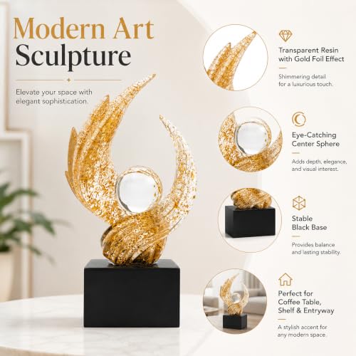Modern Abstract Sculpture for Coffee Table Living Room Decor